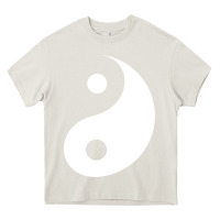 Cream yin yang Heavy Core Tee - artisFamous