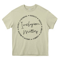 Mossy inclusion matters with empathy bravery respect Heavy Core Tee - artisFamous