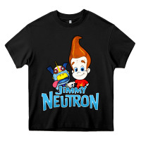 Black jimmy neutron goddard title vintage poster Heavy Core Tee - artisFamous