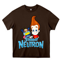 Chocolate Brown jimmy neutron goddard title vintage poster Heavy Core Tee - artisFamous