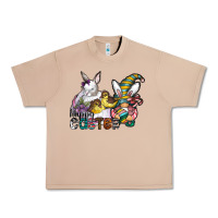 Burro Happy Easter Urban Heavy Tee - CowhideDigitalArt