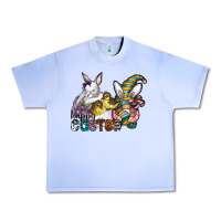 Grape Ice Happy Easter Urban Heavy Tee - CowhideDigitalArt