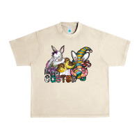 Sandshell Happy Easter Urban Heavy Tee - CowhideDigitalArt