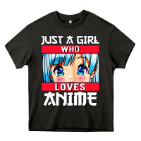 Asphalt just a girl who loves anime japanese cute Heavy Core Tee - artisFamous