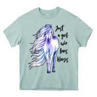 Arona just a girl who loves horses Heavy Core Tee - artisFamous