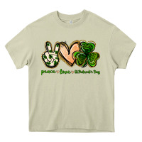 Mossy peace love st.patrick's day Heavy Core Tee - Jasminsmagicworld