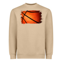 Mushroom Basketball Brushstroke Heavyweight Sweatshirt - RanaPortraitStore