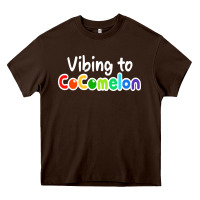 Chocolate Brown kids vibing to cocomelon Heavy Core Tee - artisFamous