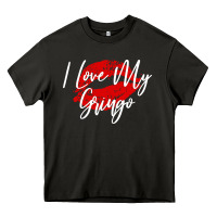 Asphalt kiss lips i love my gringo wife girlfriend premium Heavy Core Tee - artisFamous
