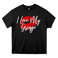 Black kiss lips i love my gringo wife girlfriend premium Heavy Core Tee - artisFamous
