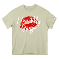 Kiss Lips I Love My Gringo Wife Girlfriend Premium Heavy Core Tee | Teevron
