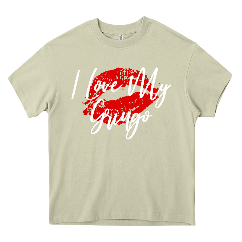Kiss Lips I Love My Gringo Wife Girlfriend Premium Heavy Core Tee by artisFamous | Teevron