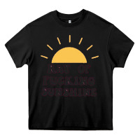 Black ray of sunshine Heavy Core Tee - artisFamous