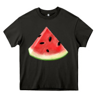 Asphalt Watermelon Slice Png Heavy Core Tee - artisFamous