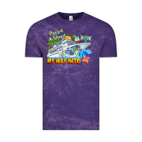 Cloud Purple 2024 Cruisin Vintage Tee - CowhideDigitalArt