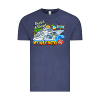 Vintage Denim 2024 Cruisin Vintage Tee - CowhideDigitalArt