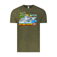 Vintage Olive 2024 Cruisin Vintage Tee - CowhideDigitalArt