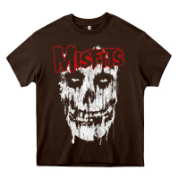 Chocolate Brown mis .fits splat .ter t shirt Heavy Core Tee - artisFamous
