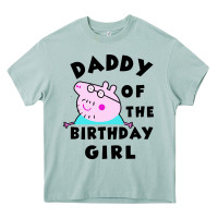 Arona mens peppa pig daddy of the birthday Heavy Core Tee - artisFamous