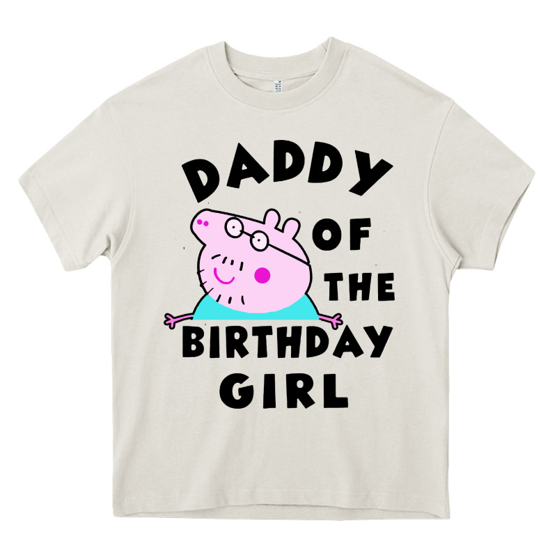 Mens Peppa Pig Daddy Of The Birthday Heavy Core Tee by artisFamous | Teevron