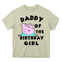 Mossy mens peppa pig daddy of the birthday Heavy Core Tee - artisFamous