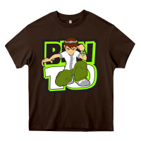 Chocolate Brown ben tennyson ben 10 Heavy Core Tee - artisFamous