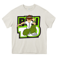 Cream ben tennyson ben 10 Heavy Core Tee - artisFamous