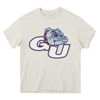 Cream gonzaga university bulldogs Heavy Core Tee - artisFamous