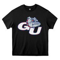 Black gonzaga university bulldogs Heavy Core Tee - artisFamous