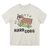 Cream hard corg Heavy Core Tee - artisFamous