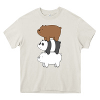 Cream we bare bears the movie Heavy Core Tee - artisFamous