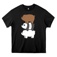 Black we bare bears the movie Heavy Core Tee - artisFamous