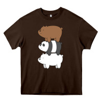 Chocolate Brown we bare bears the movie Heavy Core Tee - artisFamous