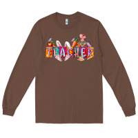 Chestnut teacher easrter day Long Sleeve Tee - RacoonDesign