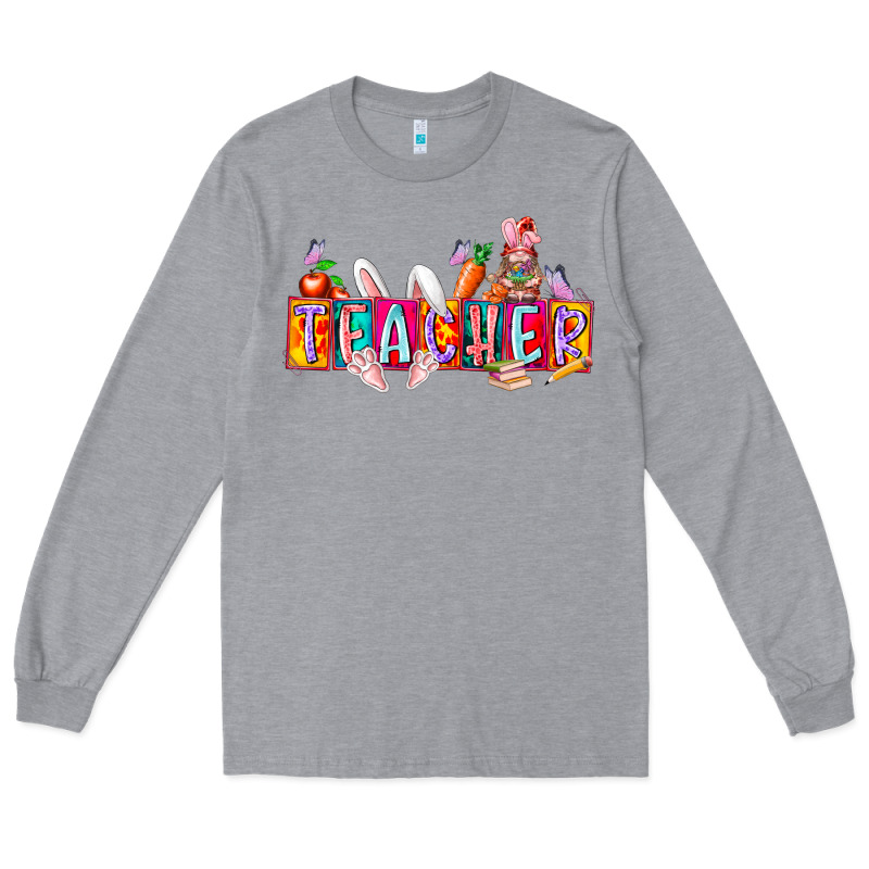 Teacher Easrter Day Long Sleeve Tee by RacoonDesign | Teevron