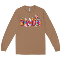 Toasted Coconut teacher easrter day Long Sleeve Tee - RacoonDesign