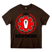 Chocolate Brown morgue embalmer funeral director mortician Heavy Core Tee - artisFamous