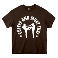Caffè E Muay Thai Divertente Heavy Core Tee | Teevron