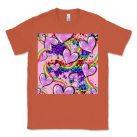 Copper pride heart seamless pattern Classic Tee - FaDigitalArtStudio