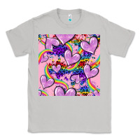 Moon Dust pride heart seamless pattern Classic Tee - FaDigitalArtStudio