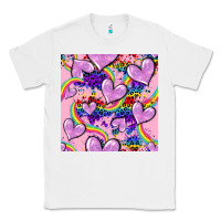 White pride heart seamless pattern Classic Tee - FaDigitalArtStudio