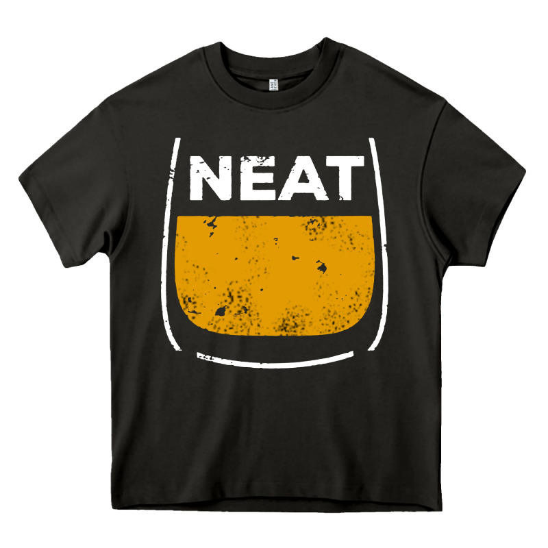 Neat Whiskey Glass Heavy Core Tee by artisFamous | Teevron