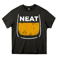 Asphalt neat whiskey glass Heavy Core Tee - artisFamous