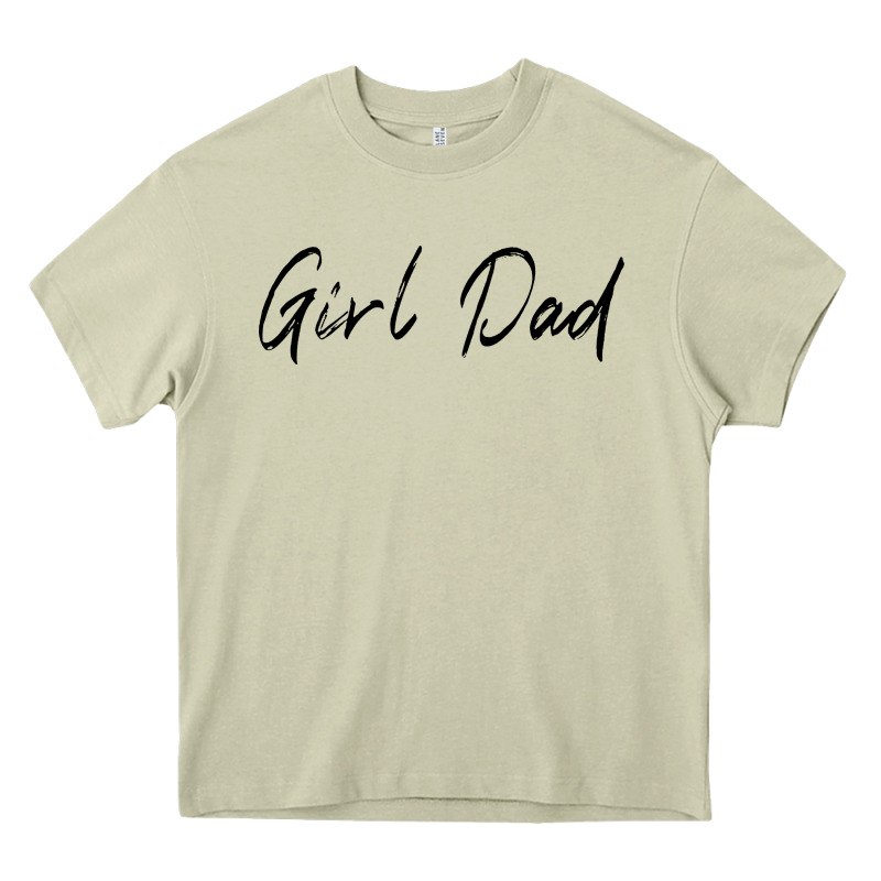Girl Dad Heavy Core Tee by artisFamous | Teevron