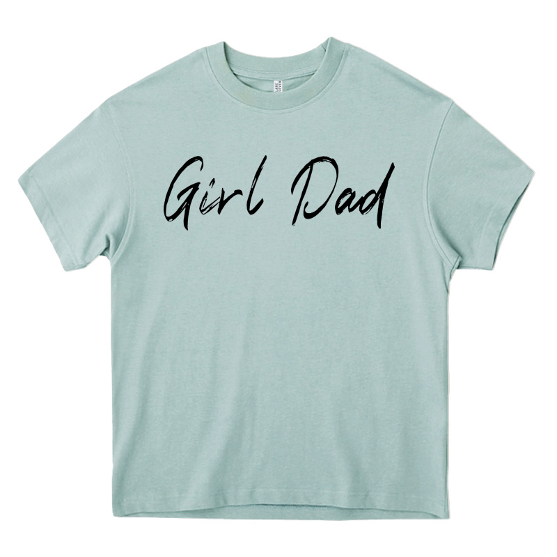 Girl Dad Heavy Core Tee by artisFamous | Teevron