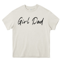 Cream girl dad Heavy Core Tee - artisFamous