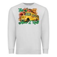 Dove Grey This is How I Roll Woman Bus Driver Premium Sweatshirt - Jasminsmagicworld
