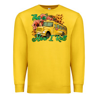 Lemon This is How I Roll Woman Bus Driver Premium Sweatshirt - Jasminsmagicworld
