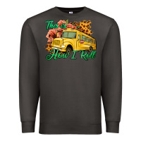 Smoke This is How I Roll Woman Bus Driver Premium Sweatshirt - Jasminsmagicworld