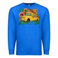 True Royal This is How I Roll Woman Bus Driver Premium Sweatshirt - Jasminsmagicworld